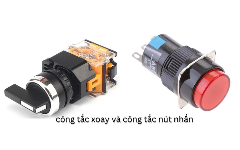 Cấu tạo và ứng dụng của công tắc xoay 3 vị trí 20 So sánh công tắc xoay và công tắc nút nhấn